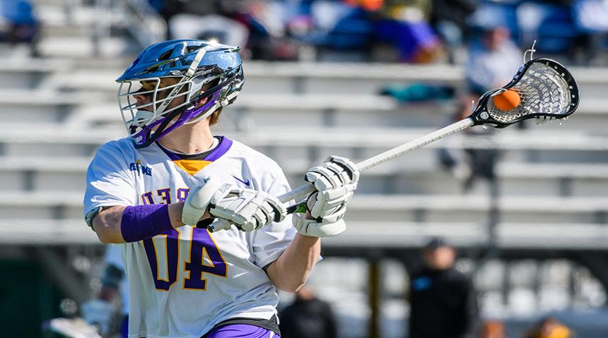 lacrosse stick on a field