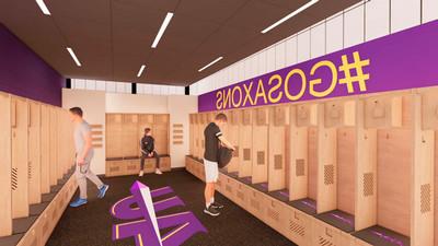 rendering inside of another locker room